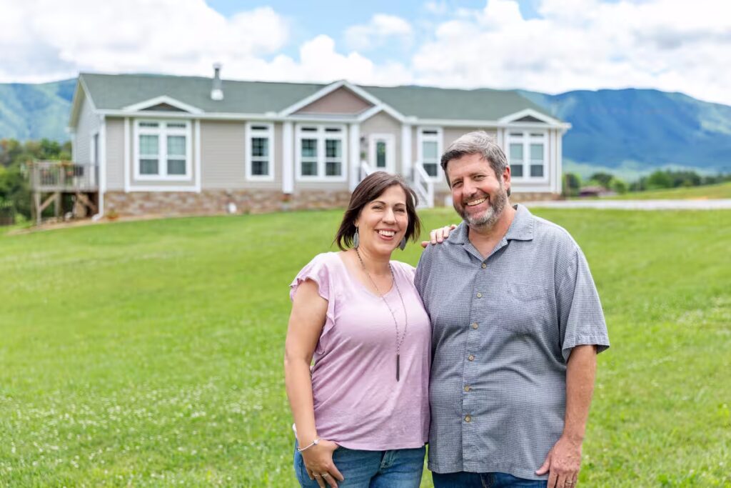 turnkey installation, closing, Customer Testimonial New Frontier Homes, energy‑smart, mobile home brokers, showroom
